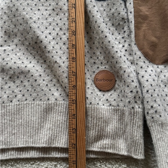 Barbour Scotland Fair Isle Wool Sweater Cardigan Mens Size XL Vintage - Picture 6 of 11